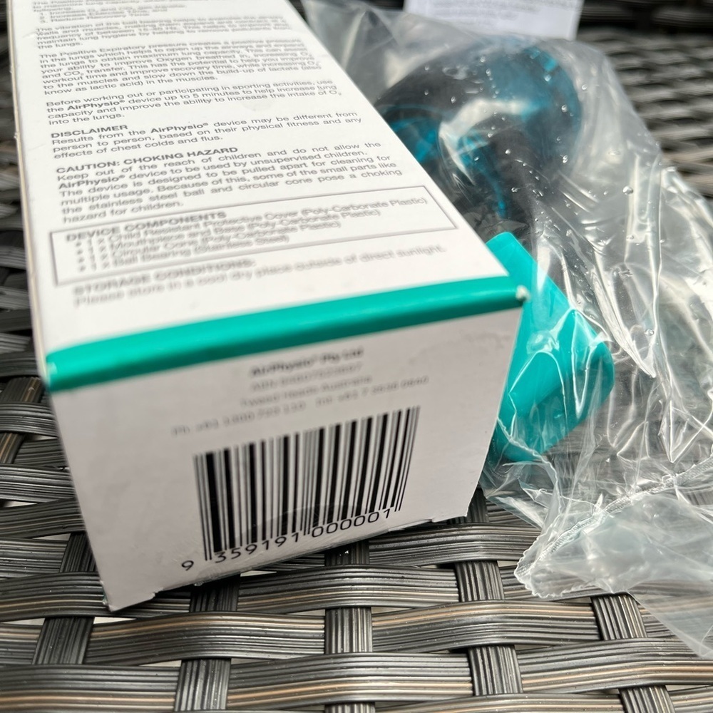New sealed AirPhysio Health and Wellness Breathing device no box - Picture 8 of 8
